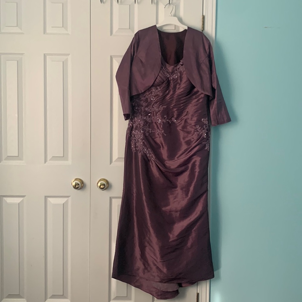 Purple gown